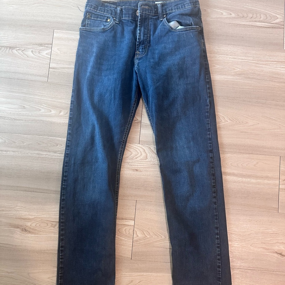 BUNDLE Premium Wrangler Blue Straight Jeans Classic Style 31/30